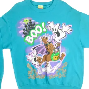 VINTAGE SCOOBY DOO HALLOWEEN BOO SWEATSHIRT 1999 SIZE XL Pajama like