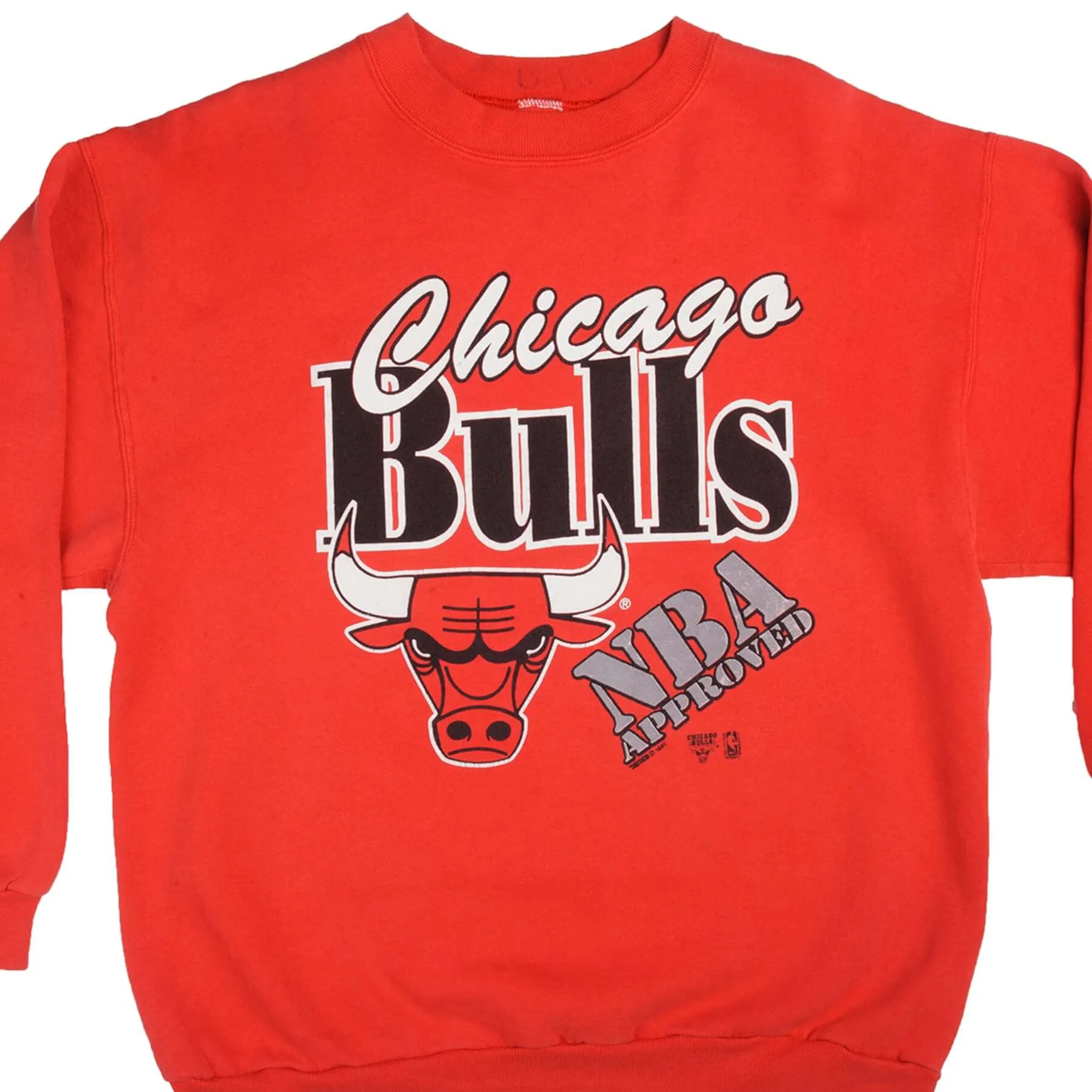 VINTAGE NBA CHICAGO BULLS 1991 SWEATSHIRT SIZE LARGE product handmade uniqueness product mass production efficiency