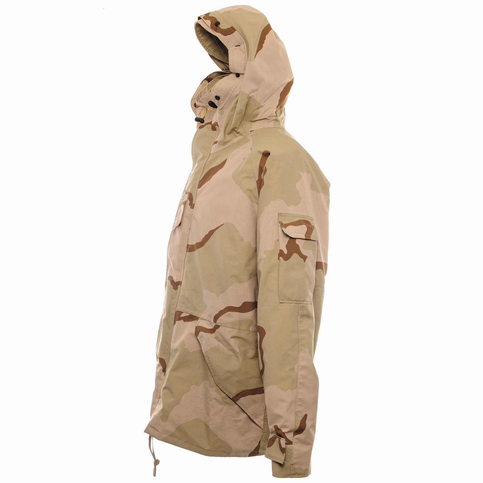 US ARMY PARKA COLD WEATHER DESERT CAMOUFLAGE 2001 SIZE LARGE REGULAR Low Bulk High Warmth