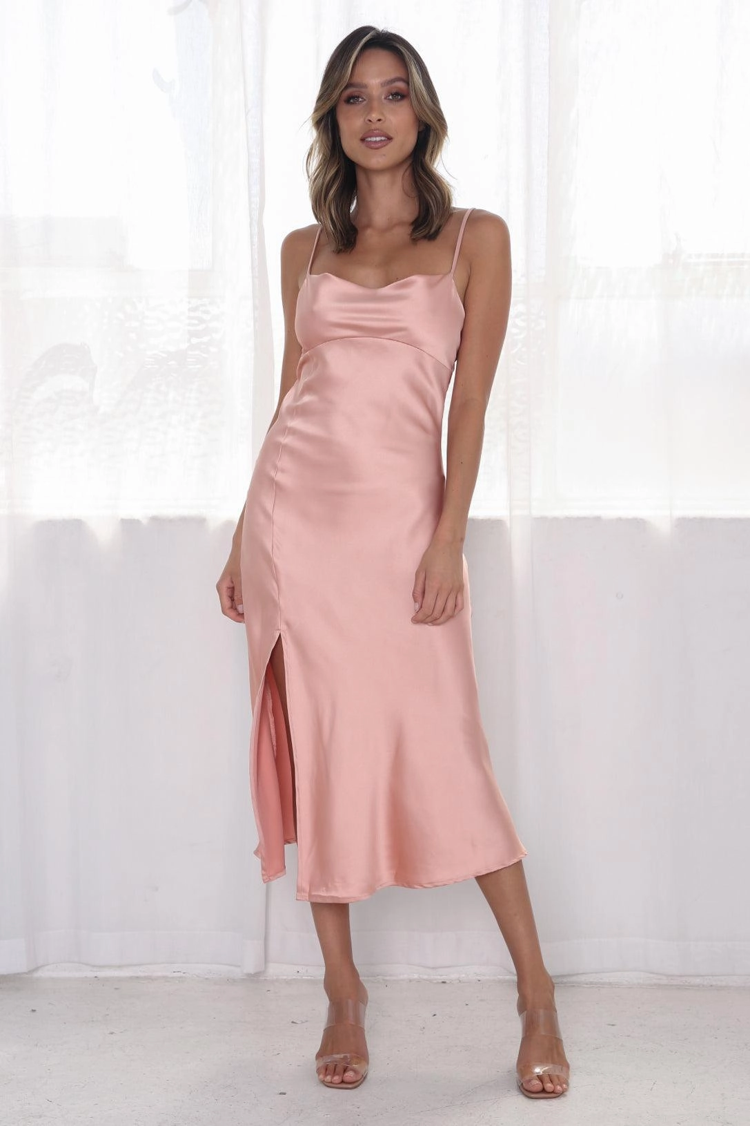 Odessa Dress - Blush Sister Glow