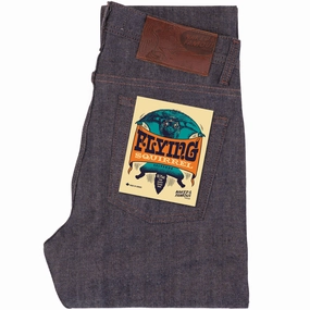 Flattering Fit Daily Musthave Weird Guy - Flying Squirrel Selvedge - Indigo