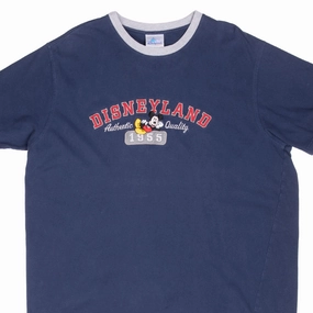 VINTAGE DISNEYLAND MICKEY MOUSE EMBROIDERED 1990S TEE SHIRT 2XL Modern Style Trend