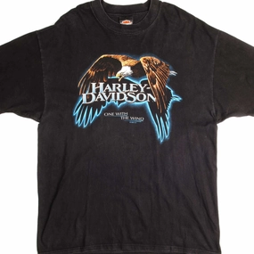 Cozy and Light VINTAGE HARLEY DAVIDSON TEE SHIRT 1996 SIZE LARGE MADE IN USA