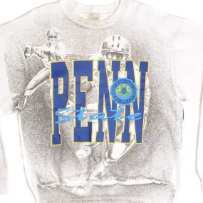 VINTAGE ALL OVER PRINT PENN STATE UNIVERSITY SWEATSHIRT 1990s  LARGE MADE IN USA Limited Edition Relaxed Essentials