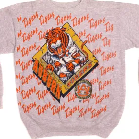 VINTAGE AUBURN UNIVERSITY TIGERS SWEATSHIRT SIZE LARGE MADE IN USA Winter Comfort Practical