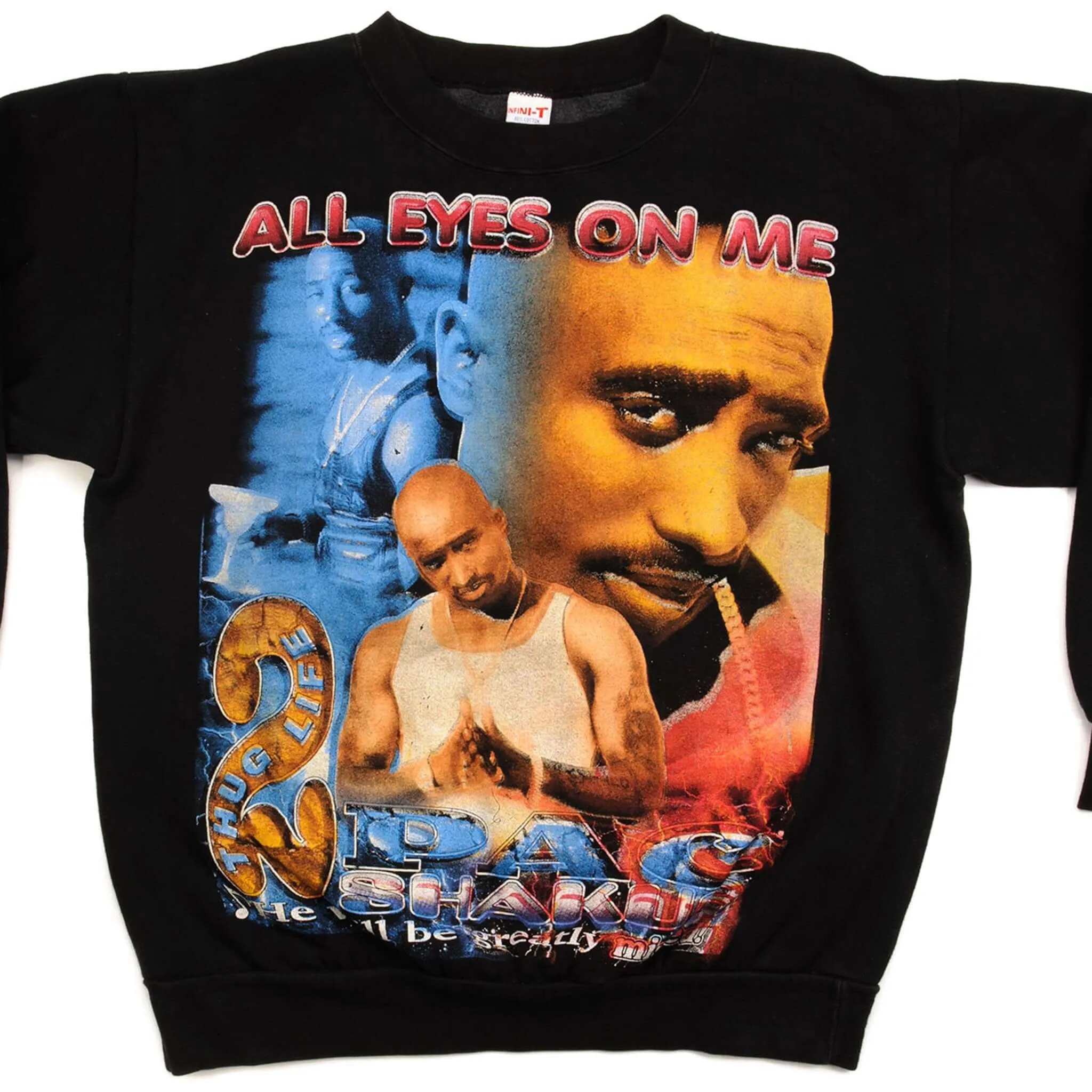 VINTAGE BOOTLEG 2PAC SWEATSHIRT 1990S SIZE LARGE Retro Vibe