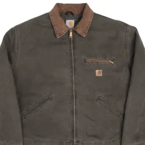 VINTAGE CARHARTT DETROIT STYLE WORKER JACKET 1990S J97MOS XL MADE USA Snow Adventure