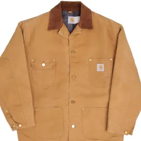 adults' cruise trip VINTAGE CARHARTT MICHIGAN CHORE LINED JACKET 1990S SIZE LARGE