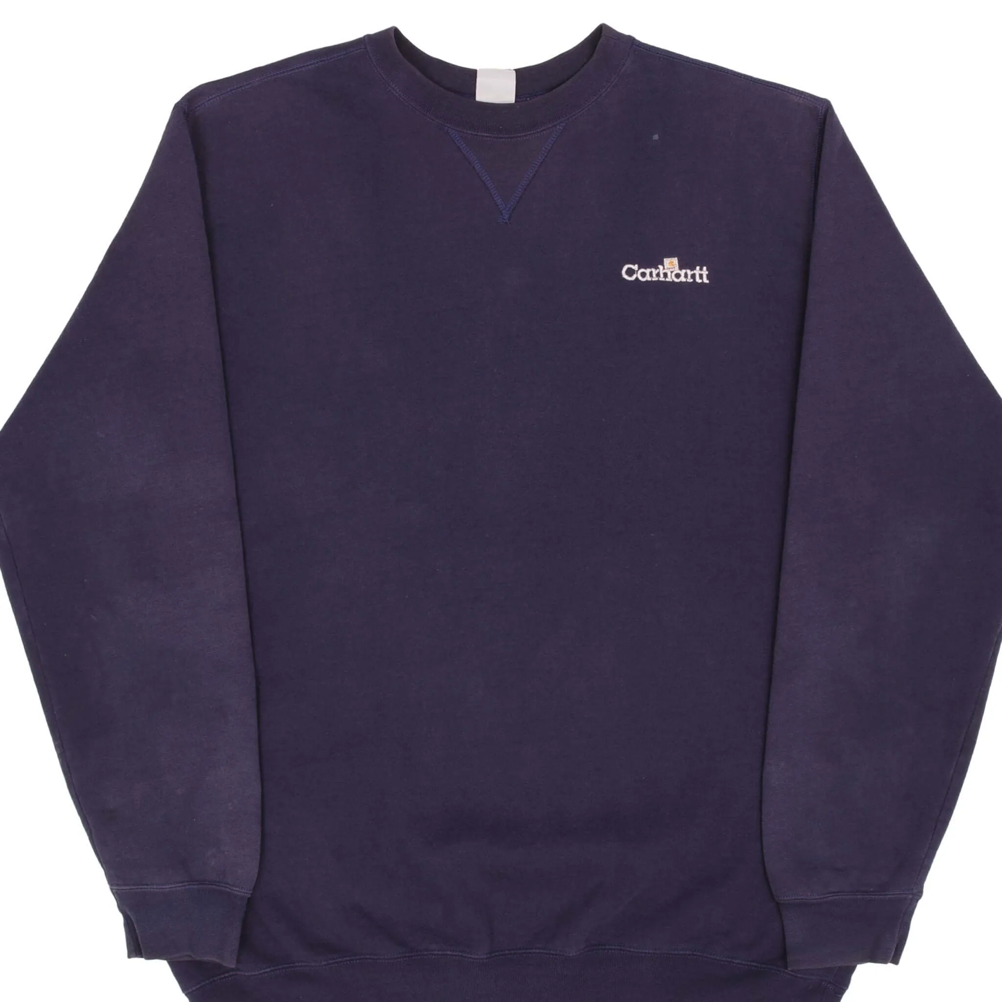 VINTAGE CARHARTT NAVY BLUE HEAVYWEIGHT CREWNECK SWEATSHIRT SIZE XL TALL polka dot style Breathable mesh lining