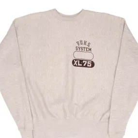 product weekend wear comfort product yoga friendly flexibility VINTAGE CHAMPION P.U.H.S SYSTEM REVERSE WEAVE SWEATSHIRT 1970S XL MADE IN USA
