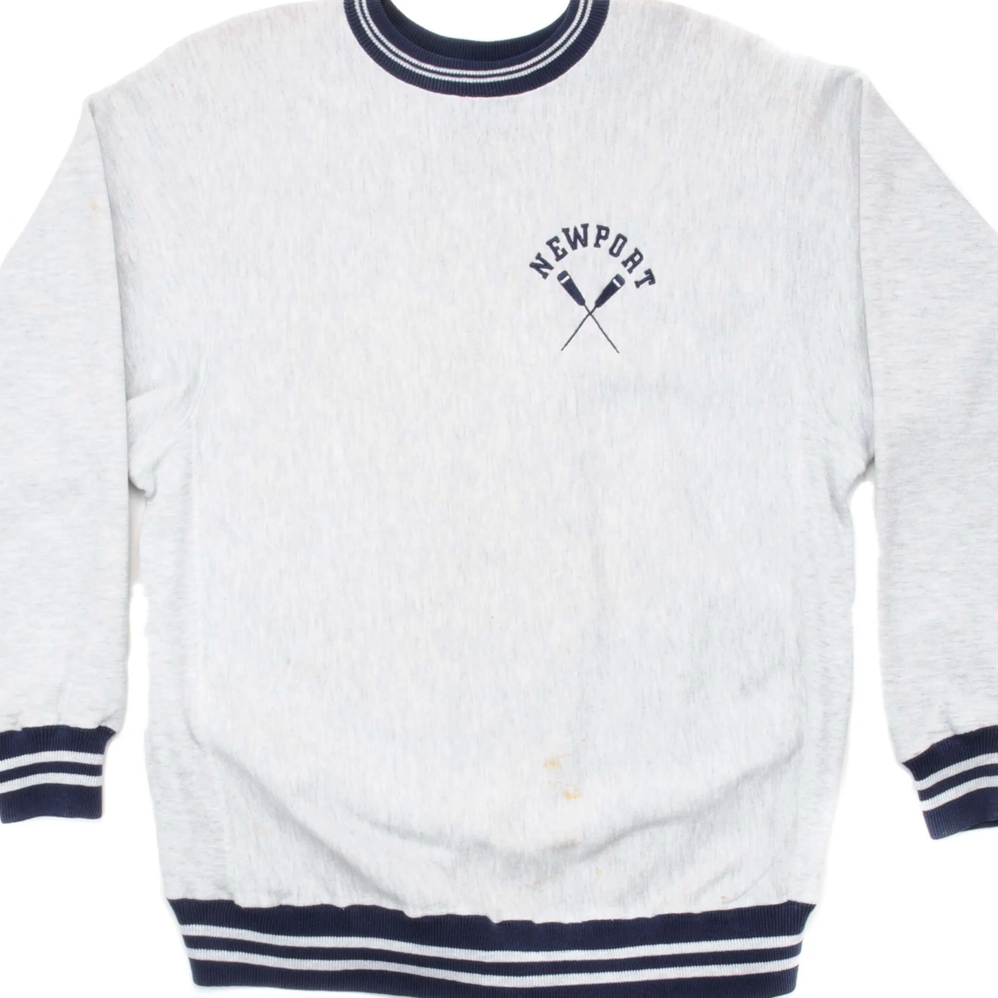 dry cleanable Casual Layers VINTAGE CHAMPION REVERSE WEAVE NEWPORT SWEATSHIRT 1990S LARGE MADE USA