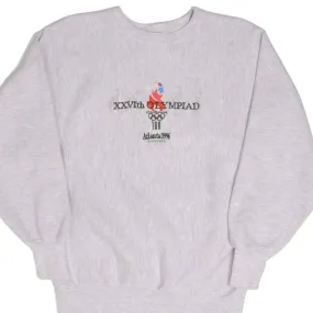 Trendy VINTAGE CHAMPION REVERSE WEAVE OLYMPIC GAMES 1996 SWEATSHIRT LARGE MADE USA