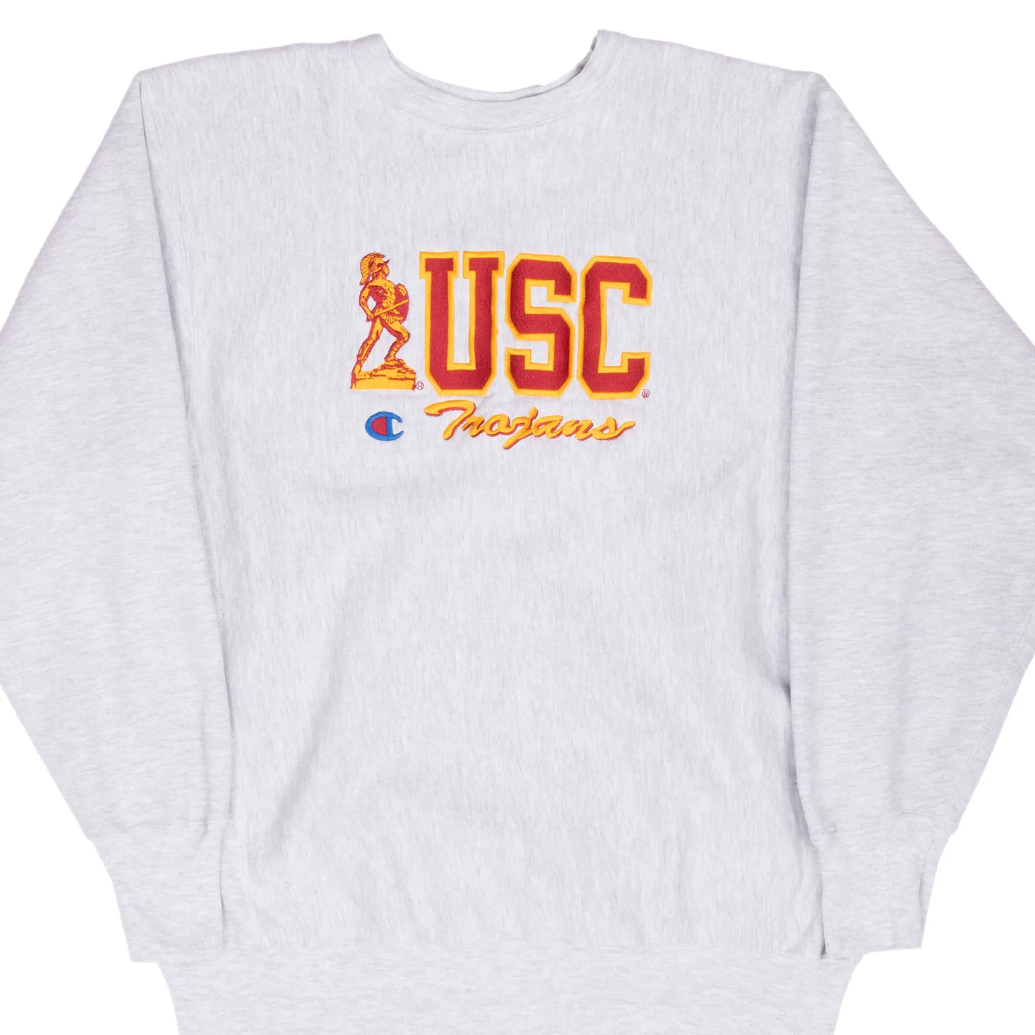 Effortless Style VINTAGE CHAMPION REVERSE WEAVE USC TROJANS SWEATSHIRT 1990S XL MADE IN USA