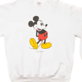 Reinforced Elbows VINTAGE DISNEY MICKEY MOUSE SWEATSHIRT SIZE LARGE MADE IN USA