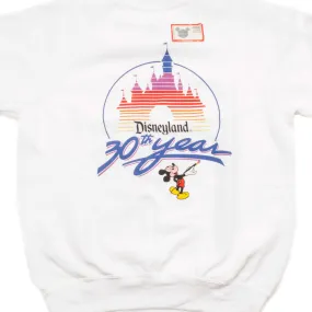 Breathable Waist VINTAGE DISNEYLAND 30TH YEAR SWEATSHIRT 1985 SIZE LARGE MADE IN USA DEADSTOCK