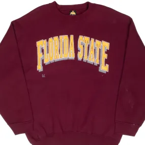product beach style charm Trendy Wearable VINTAGE FLORIDA STATE FSU BURGUNDY SWEATSHIRT 1990S LARGE MADE IN USA