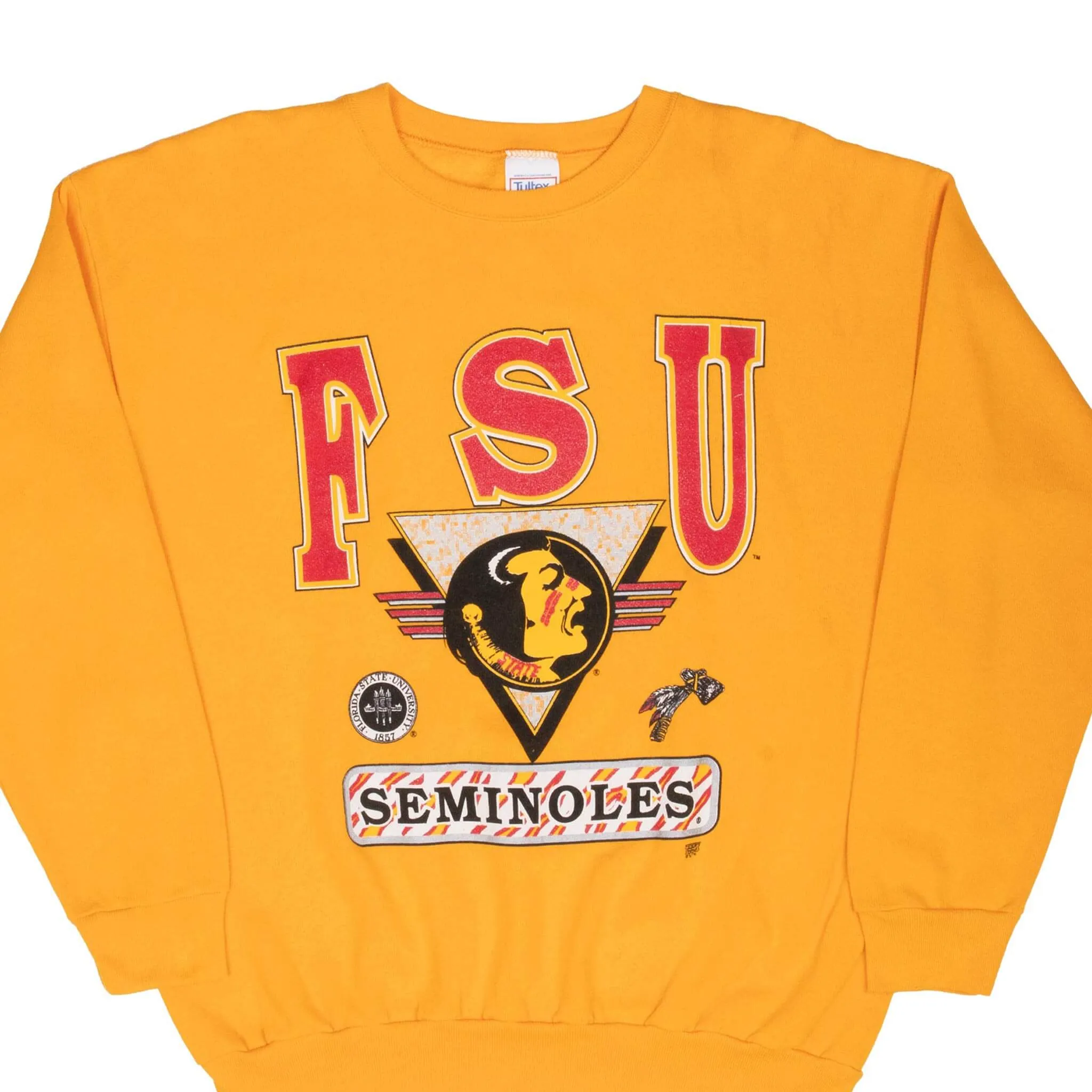 VINTAGE FLORIDA STATE SEMINOLES FSU SWEATSHIRT 1990S XL MADE IN USA Stylish Comfort Concert Look
