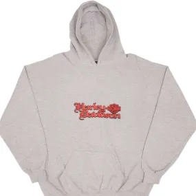VINTAGE HARLEY DAVIDSON BATTLEFIELD GREY HOODIE SWEATSHIRT 2005 SIZE XL Tagless Labeling