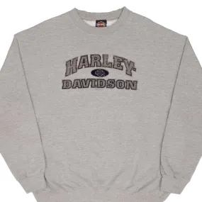 Cozy Hug Iridescent effect VINTAGE HARLEY DAVIDSON NEW YORK 2000 GREY SWEATSHIRT SIZE XL