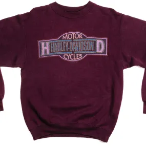 VINTAGE HARLEY DAVIDSON SWEATSHIRT 1998 SIZE SMALL MADE IN USA V neck