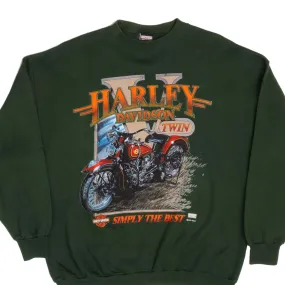 VINTAGE HARLEY DAVIDSON SWEATSHIRT SIZE XL 1990S MADE IN USA Spring clothing Ultra Soft Handfeel