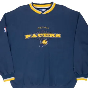 Comfy Essentials Go-to Wear VINTAGE NBA INDIANA PACERS BASKETBALL EMBROIDERED SWEATSHIRT XL