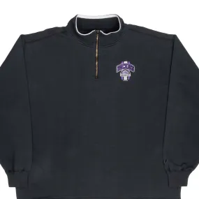 VINTAGE MLB COLORADO ROCKIES QUARTER ZIP SWEATSHIRT 1998 LARGE Bar Night