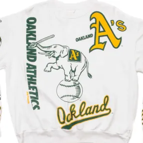 Classic Chic VINTAGE MLB OAKLAND ATHLETICS SWEATSHIRT SIZE LARGE