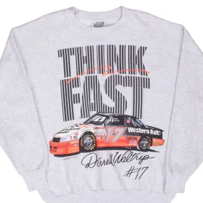 Cozy All Day VINTAGE NASCAR DARRELL WALTRIP 1993 SWEATSHIRT MEDIUM MADE IN USA