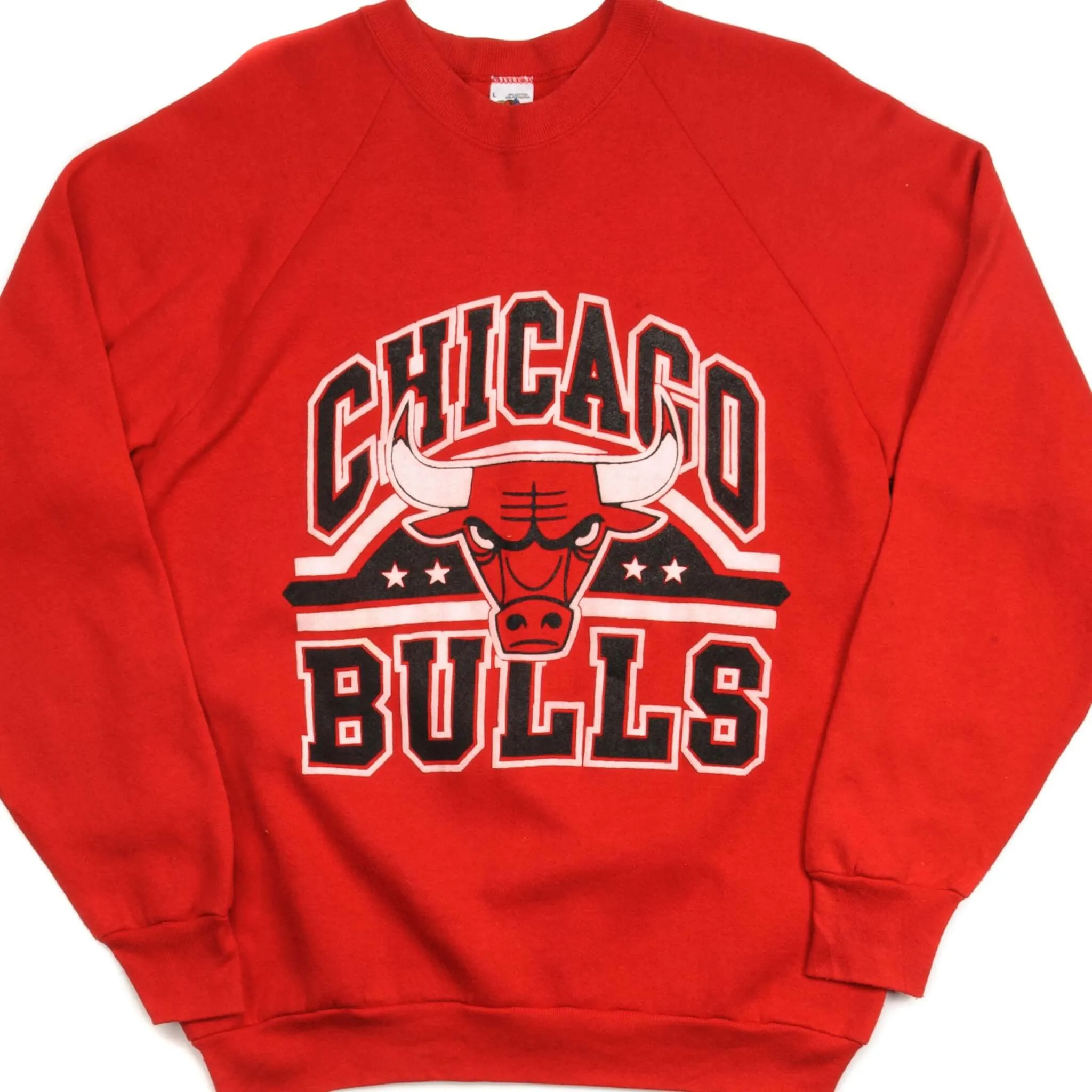 Layer Active VINTAGE NBA CHICAGO BULLS SWEATSHIRT SIZE LARGE MADE IN USA