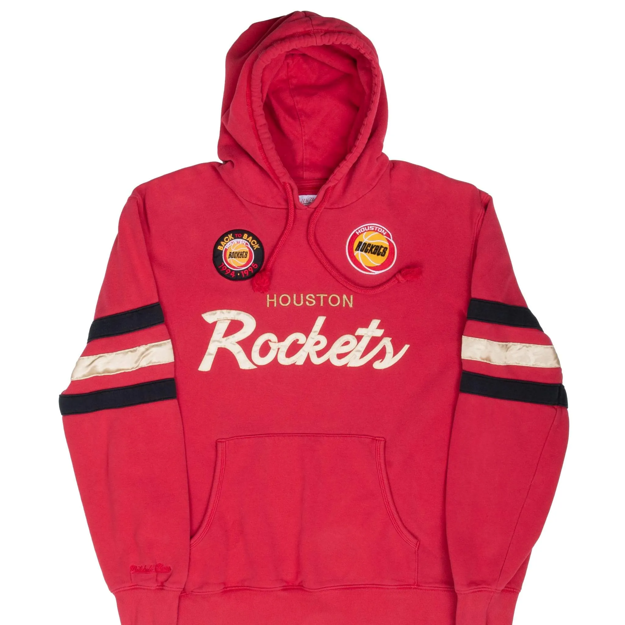Product improvement VINTAGE NBA HOUSTON ROCKET MITCHELL & NESS HOODIE SWEATSHIRT XL