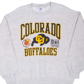 Stylish Essentials Short VINTAGE NCAA COLORADO GOLDEN BUFFALOES SWEATSHIRT 1991 LARGE MADE IN USA