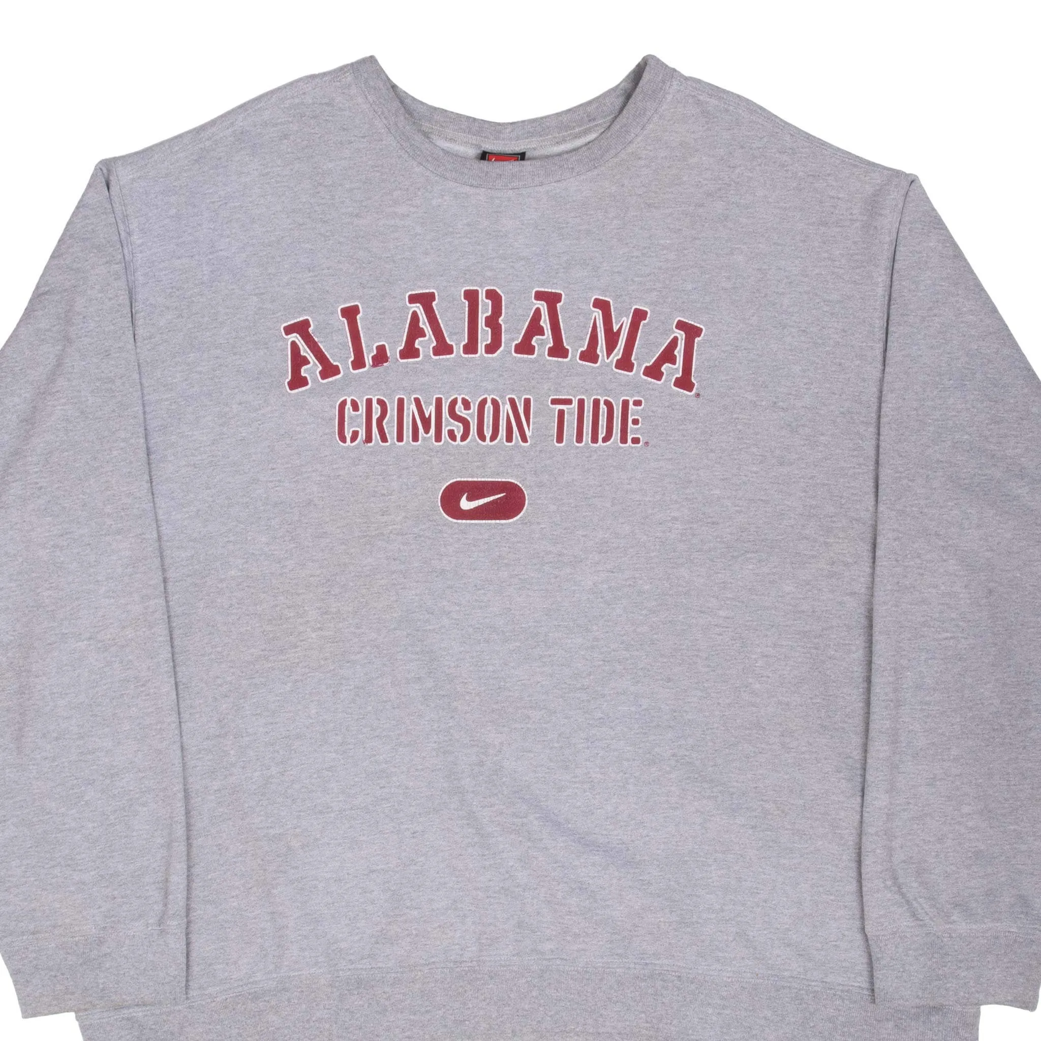 VINTAGE NCAA NIKE ALABAMA CRIMSON TIDE SWEATSHIRT 1990S 2XL MADE IN USA Printed