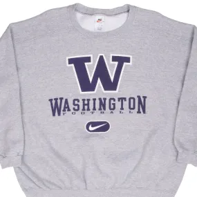 product stain resistant convenience VINTAGE NCAA NIKE WASHINGTON FOOTBALL SWEATSHIRT 1990S XL MADE IN USA