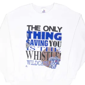 hook accents product lanyard visibility VINTAGE NCAA UNIVERSITY OF KENTUCKY WILDCATS SWEATSHIRT 1990S XL MADE USA