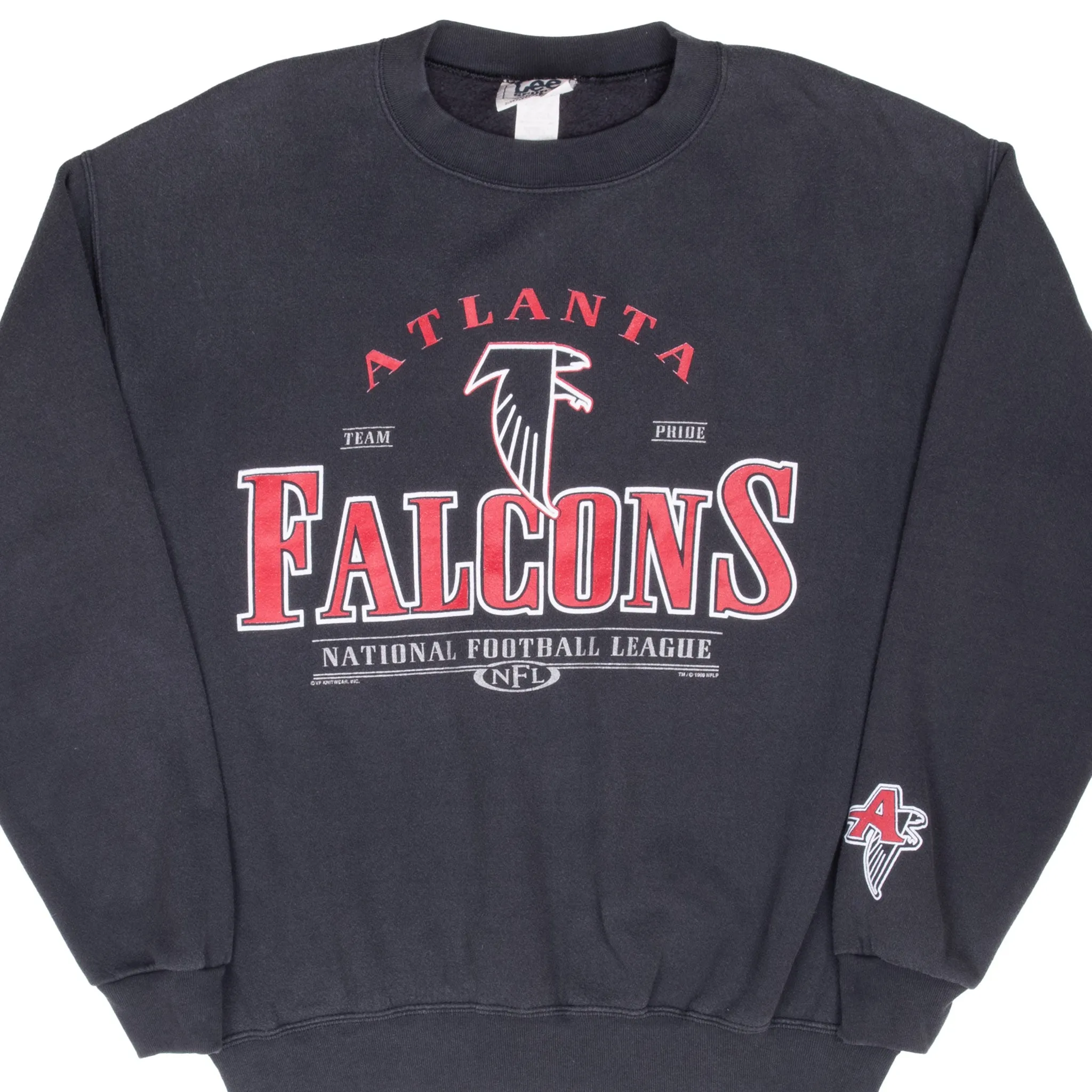 VINTAGE NFL ATLANTA FALCONS 1998 BLACK SWEATSHIRT MEDIUM right for outdoor activities