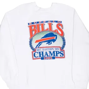 product sock comfort VINTAGE NFL BUFFALO BILLS AFC CHAMPIONS 1991 SWEATSHIRT XL MADE IN USA