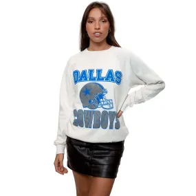 VINTAGE NFL DALLAS COWBOYS SWEATSHIRT SIZE LARGE MADE IN USA Comfy Design Brand Name