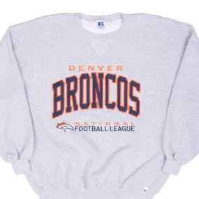 VINTAGE NFL DENVER BRONCOS 1990S RUSSELL SWEATSHIRT 2XL MADE IN USA Essential Chic