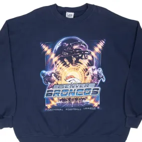 VINTAGE NFL DENVER BRONCOS 2000 SWEATSHIRT 2XL Cozy pieces Odor Free