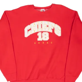 VINTAGE NFL KANSAS CITY CHIEFS ELVIS GRBAC 1990S SWEATSHIRT XL product mass produced efficiency product hook practicality