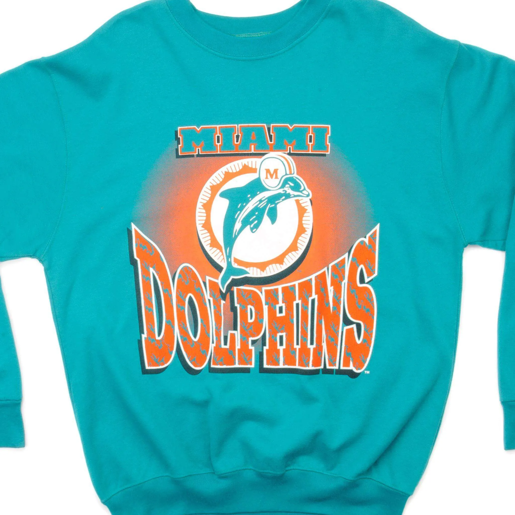 VINTAGE NFL MIAMI DOLPHINS SWEATSHIRT SIZE LARGE MADE IN USA right for formal events