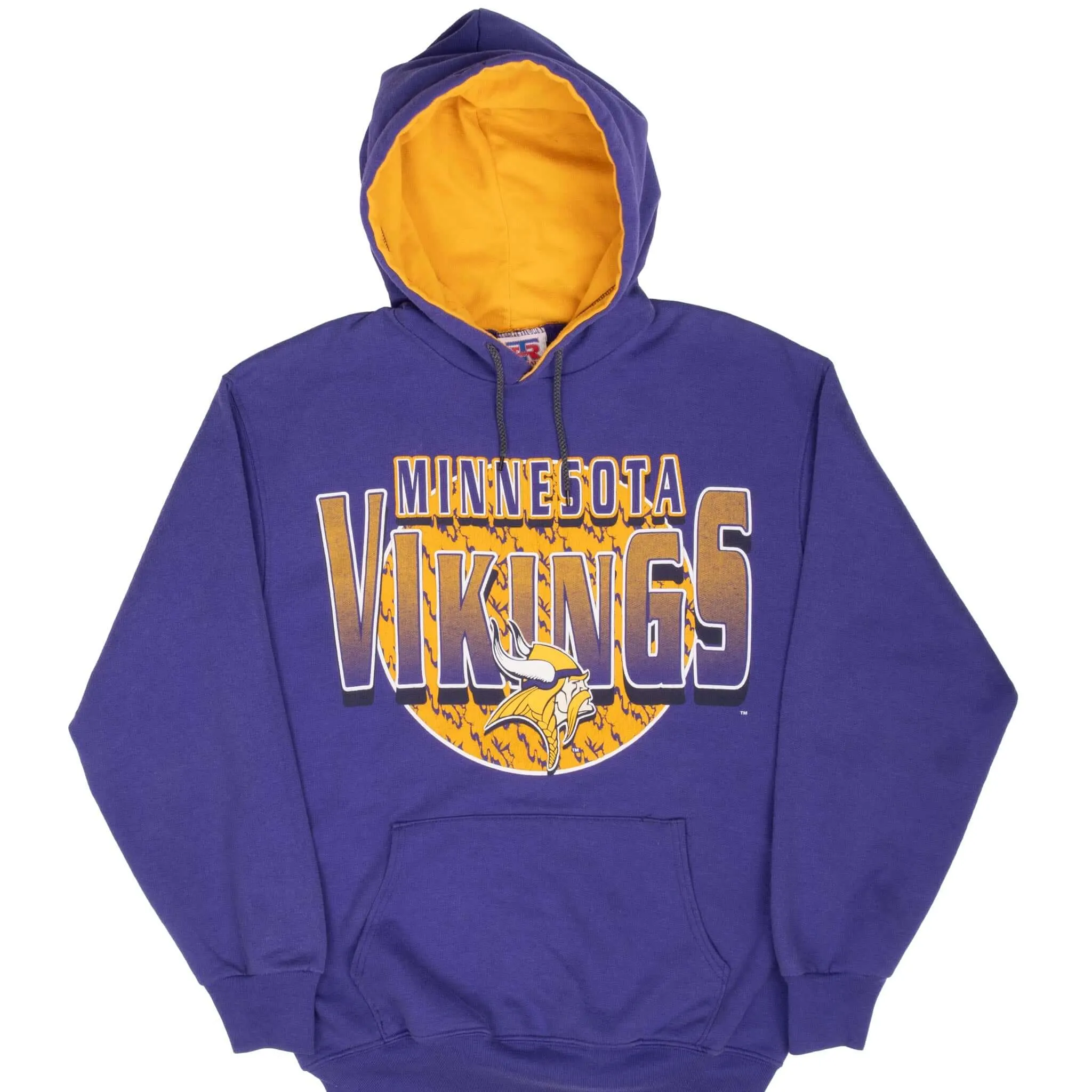 Timeless Fashion VINTAGE NFL MINNESOTA VIKINGS HOODIE SWEATSHIRT 1990S MEDIUM MADE IN USA