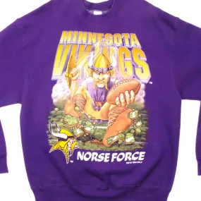 VINTAGE NFL MINNESOTA VIKINGS SWEATSHIRT 1994 SIZE XL MADE IN USA Snuggly Fit Street Essential
