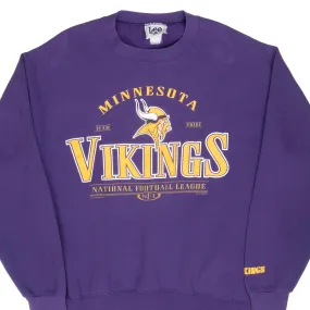 VINTAGE NFL MINNESOTA VIKINGS SWEATSHIRT 1999 MEDIUM MADE IN USA product gift worthy appeal anti pill coating