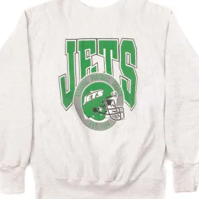 Pullover VINTAGE NFL NEW YORK JETS SWEATSHIRT SIZE XL MADE IN USA
