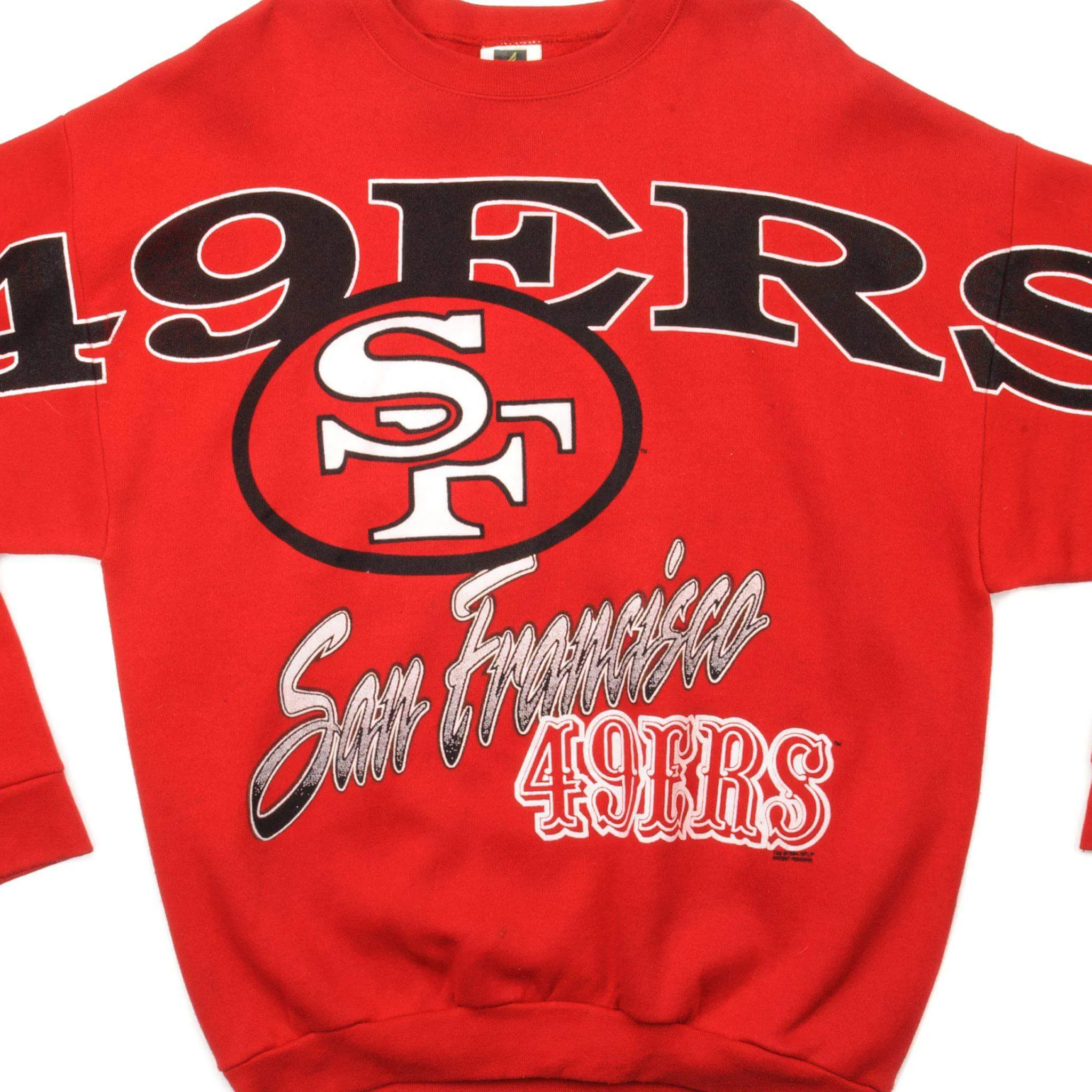 Basic Hoodie VINTAGE NFL SAN FRANCISCO 49ERS SWEATSHIRT 1994 SIZE L/XL MADE IN USA