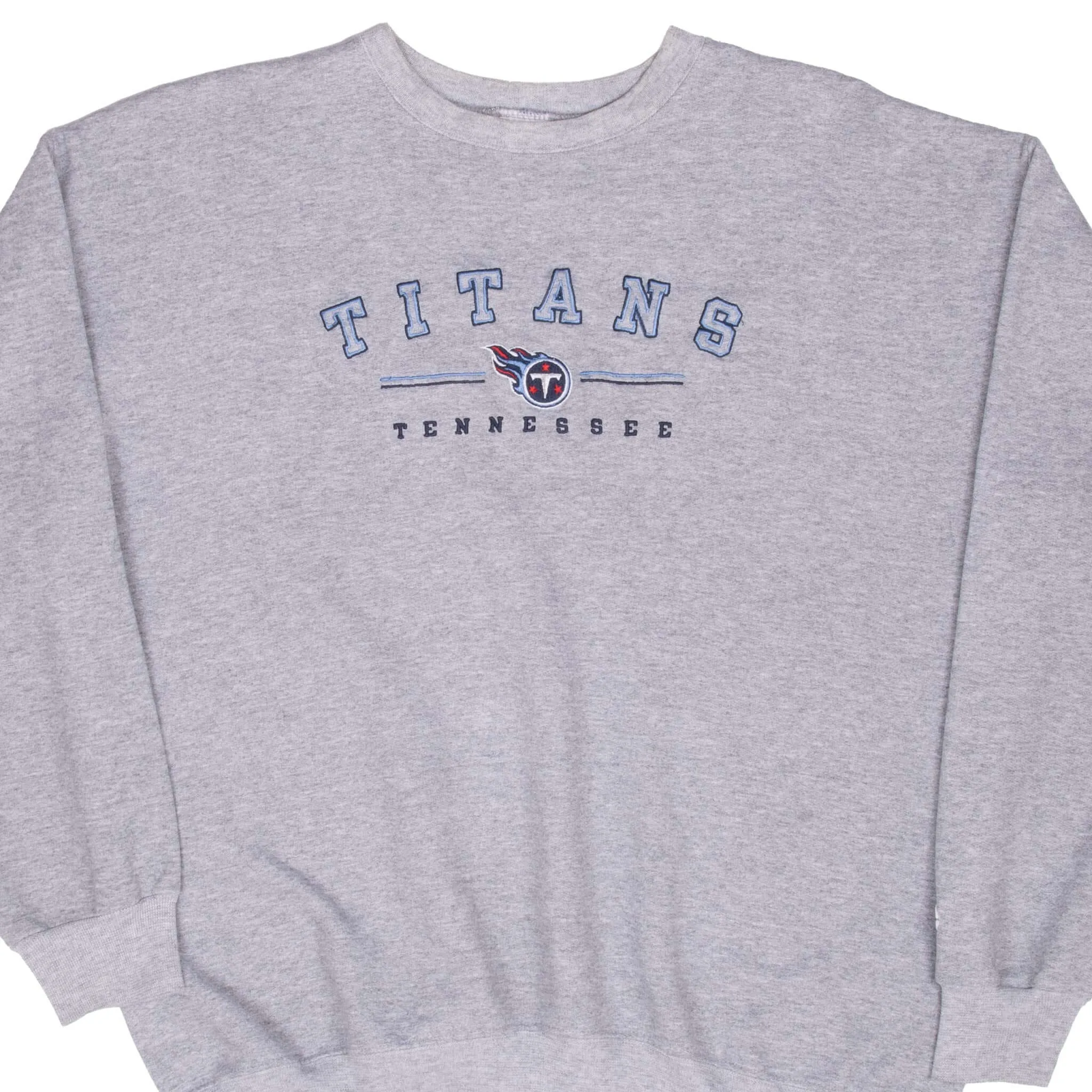 VINTAGE NFL TENNESSEE TITANS EMBROIDERED CHAMPION SWEATSHIRT 1990S LARGE Easy Layering product office appropriate professionalism
