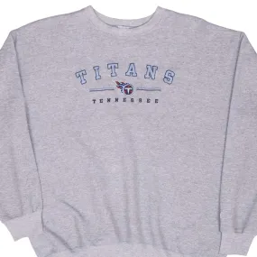VINTAGE NFL TENNESSEE TITANS EMBROIDERED CHAMPION SWEATSHIRT 1990S LARGE Easy Layering product office appropriate professionalism
