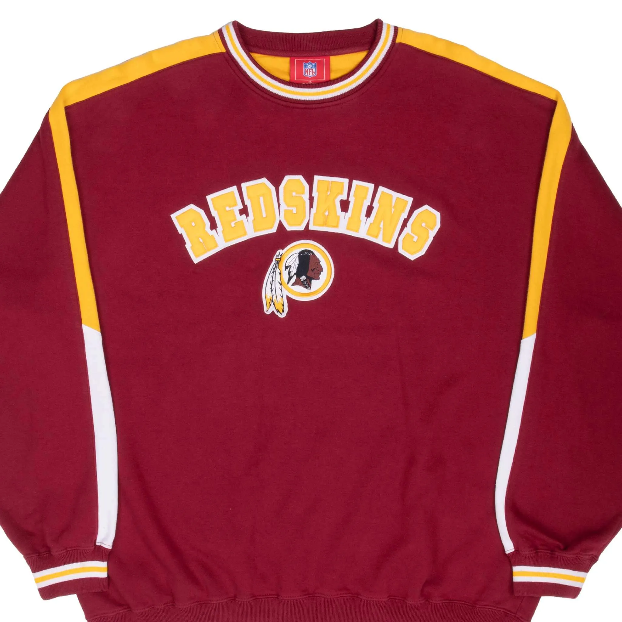 product snowboarding suitable thrill VINTAGE NFL WASHINGTON REDSKINS EMBROIDERED SWEATSHIRT 2000S XL